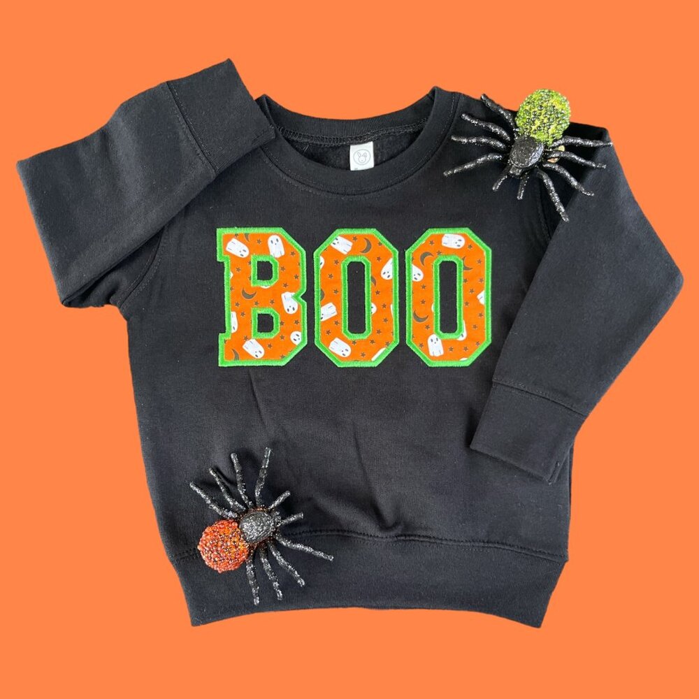 Embroidered Halloween Sweatshirt